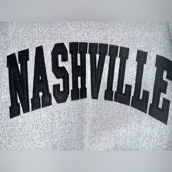 Nashville Crewneck Sweater in Light Gray - Picture 3 of 9
